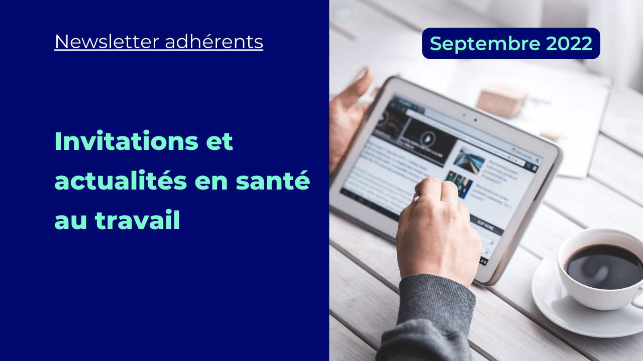 actualites sante au travail