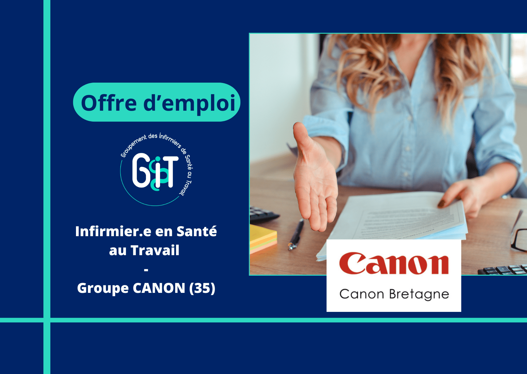 Offre d'emploi Canon